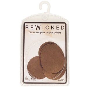 Circle Shaped Nipple Covers Pasties Multipack - Tan